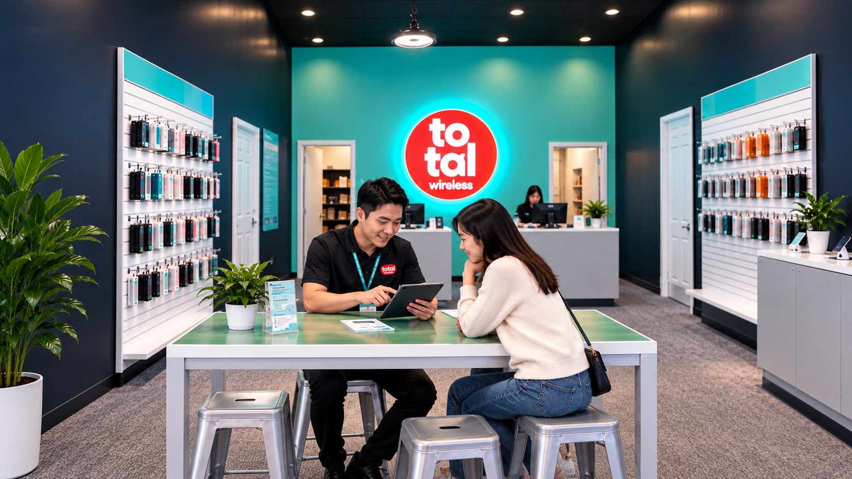 Total Wireless 中文门店服务场景